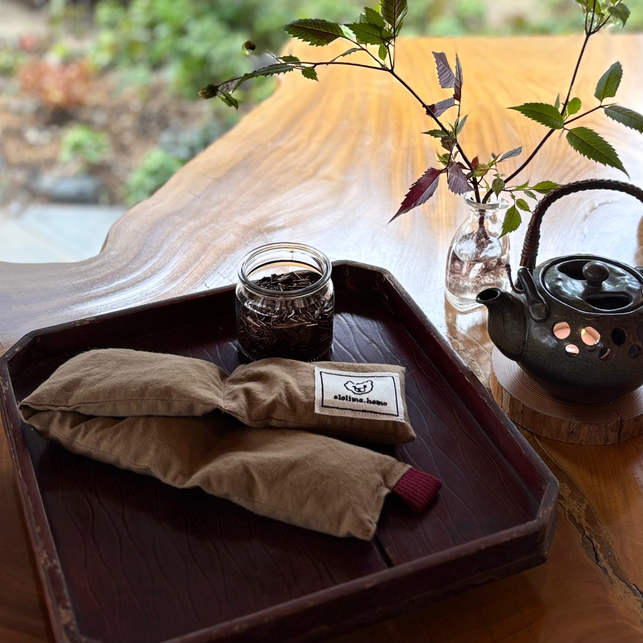 温茶カイロ　ほうじ茶（首・肩用）